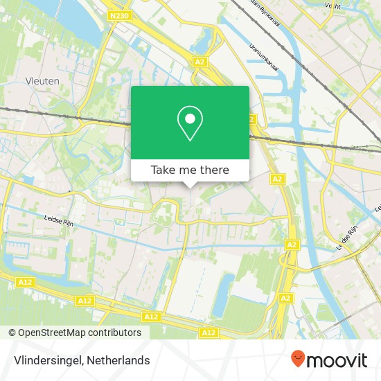 Vlindersingel, Vlindersingel, Utrecht, Nederland map