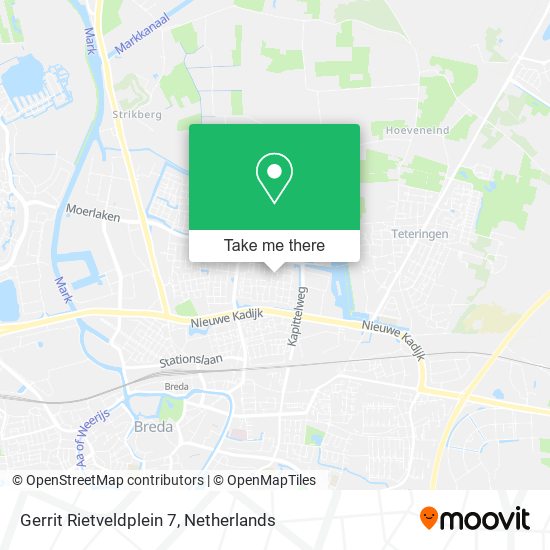 Gerrit Rietveldplein 7 map