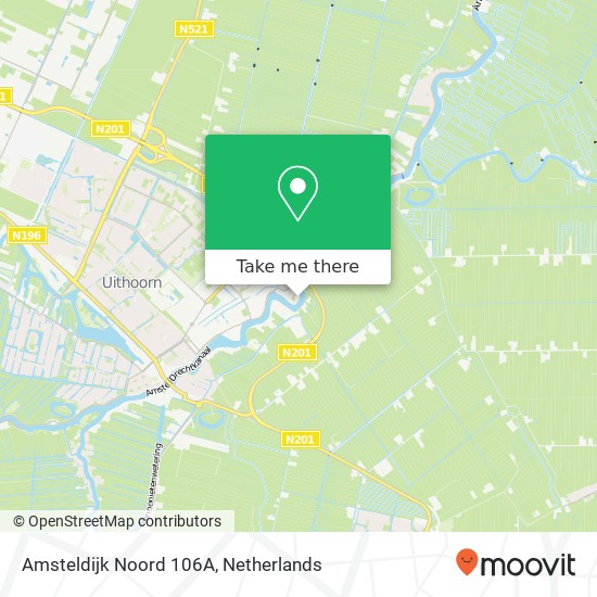 Amsteldijk Noord 106A, Amsteldijk Noord 106A, 1422 XZ Uithoorn, Nederland map