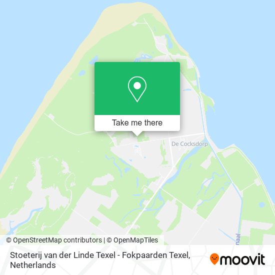 Stoeterij van der Linde Texel - Fokpaarden Texel map