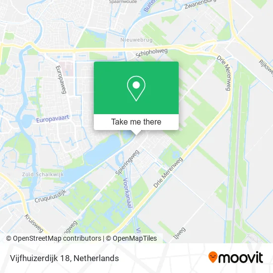 Vijfhuizerdijk 18 Karte