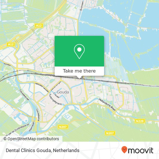 Dental Clinics Gouda, Noothoven van Goorstraat 60 map