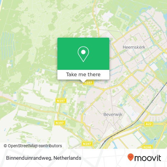 Binnenduinrandweg, Binnenduinrandweg, Nederland map