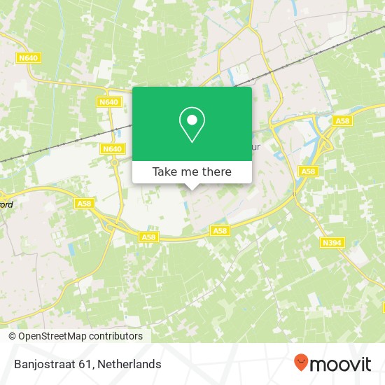 Banjostraat 61, 4876 XN Etten-Leur map