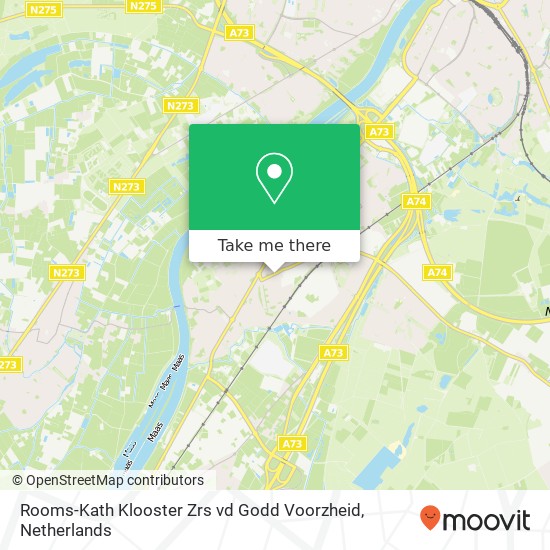 Rooms-Kath Klooster Zrs vd Godd Voorzheid, Kruisstraat 91 map