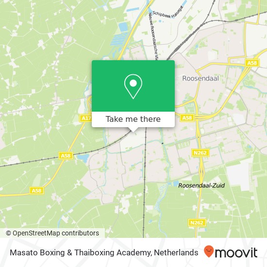Masato Boxing & Thaiboxing Academy, Vijfhuizenberg 40A Karte