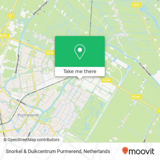 Snorkel & Duikcentrum Purmerend, Pascalstraat 41 map