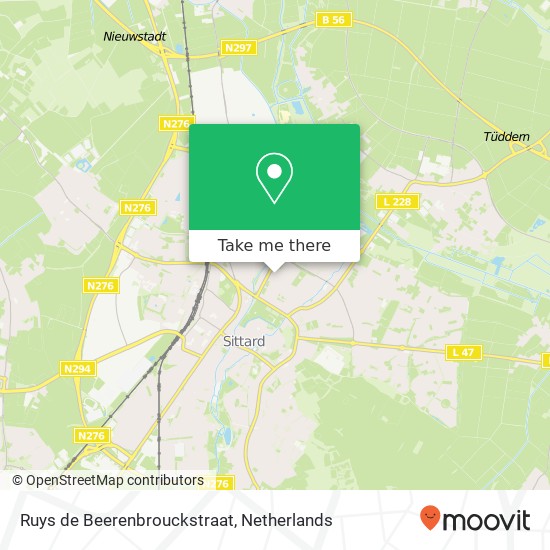 Ruys de Beerenbrouckstraat, 6136 ES Sittard Karte