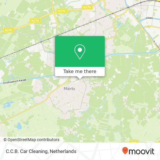 C.C.B. Car Cleaning, Industrieweg 9 Karte