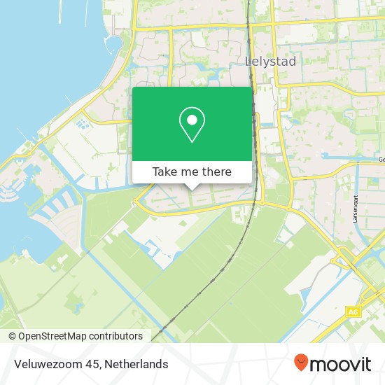 Veluwezoom 45, 8245 BK Lelystad map