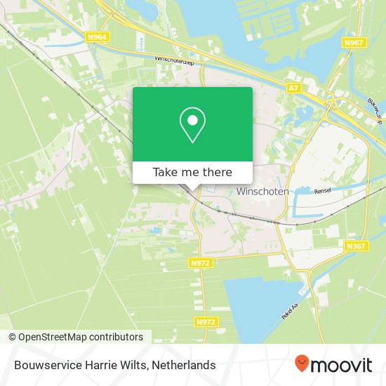 Bouwservice Harrie Wilts map