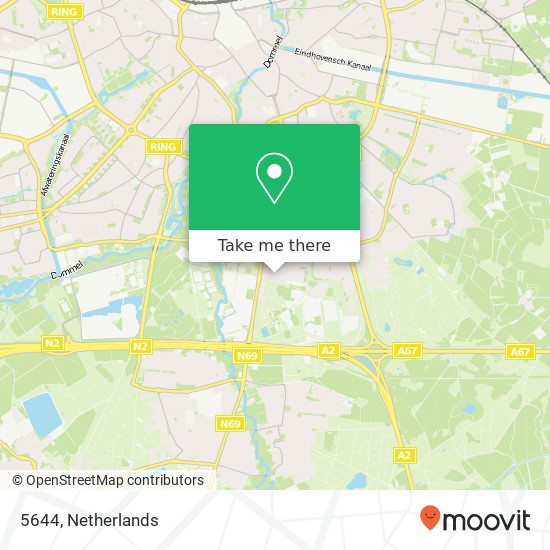 5644, 5644 Eindhoven, Nederland map