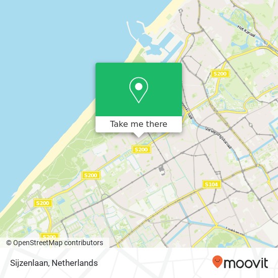 Sijzenlaan, Sijzenlaan, 2566 Den Haag, Nederland map