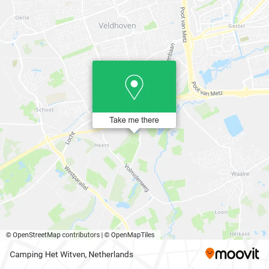 Camping Het Witven map