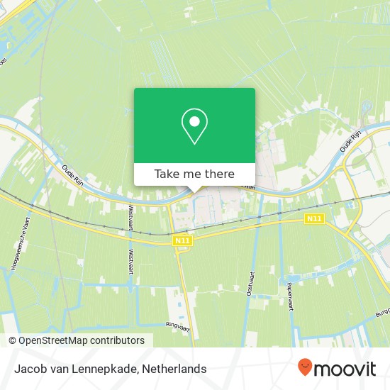Jacob van Lennepkade, 2394 Hazerswoude-Rijndijk map