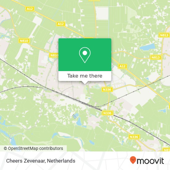 Cheers Zevenaar map