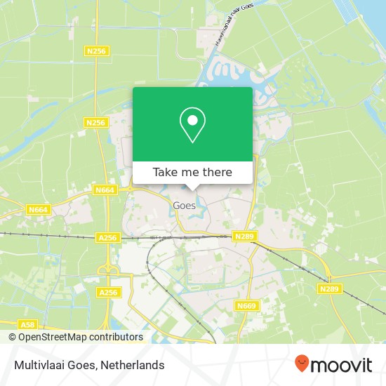 Multivlaai Goes, Gasthuisstraat 6 map