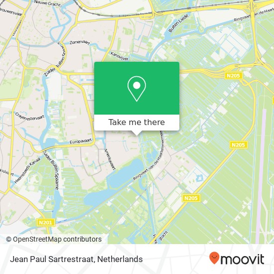 Jean Paul Sartrestraat, 2037 MC Haarlem map