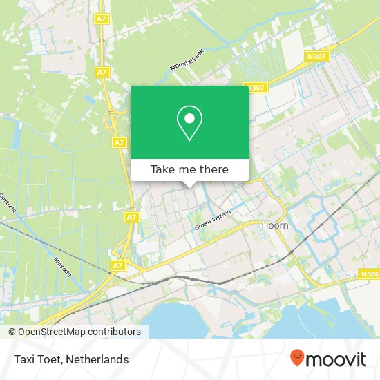 Taxi Toet map