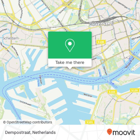 Dempostraat, Dempostraat, 3029 Rotterdam, Nederland map