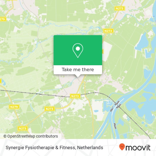 Synergie Fysiotherapie & Fitness, Burgemeester Aquariusstraat 27 map
