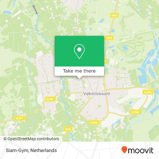 Siam-Gym, Le Sage ten Broekstraat 11 Karte