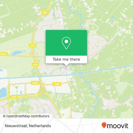 Nieuwstraat, 5691 AB Son map