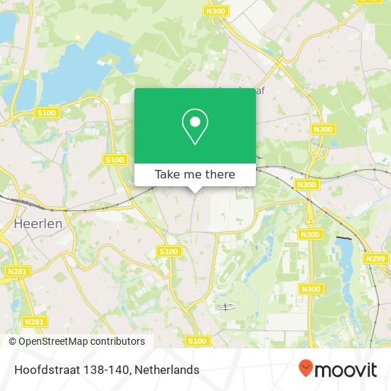 Hoofdstraat 138-140, Hoofdstraat 138-140, 6372 EN Landgraaf, Nederland map