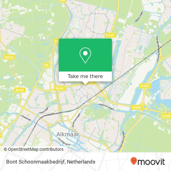 Bont Schoonmaakbedrijf, Vennewaard 175 map