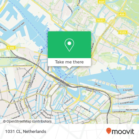 1031 CL, 1031 CL Amsterdam, Nederland Karte