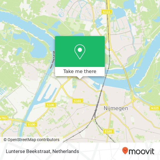 Lunterse Beekstraat, 6541 AT Nijmegen map