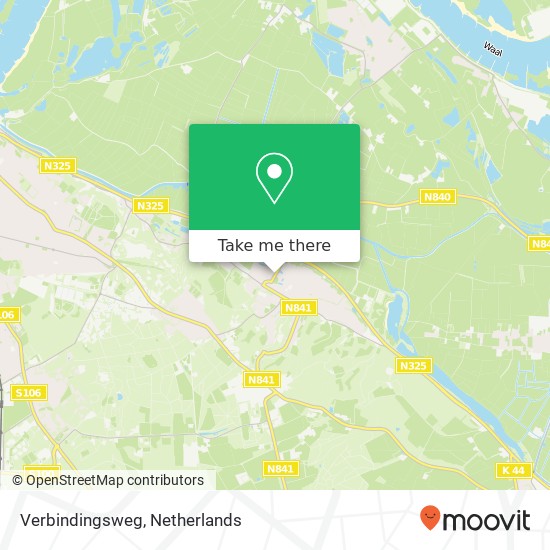 Verbindingsweg, Verbindingsweg, 6573 BS Beek-Ubbergen, Nederland map