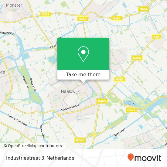 Industriestraat 3, 2671 CT Naaldwijk map