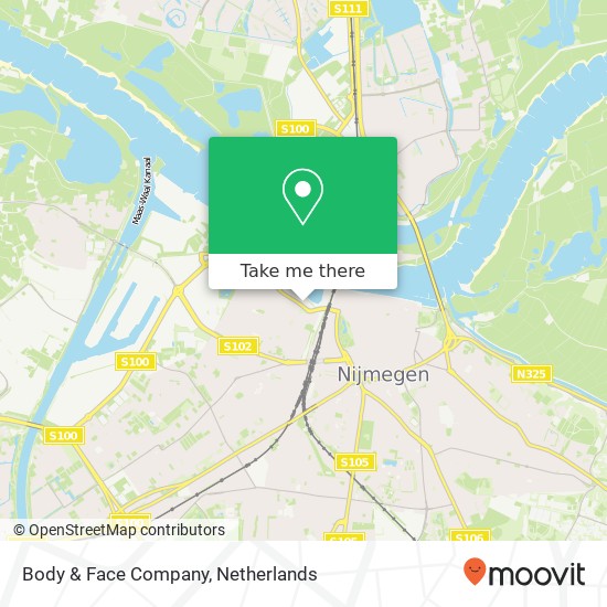 Body & Face Company, Nina Simonestraat 8 map