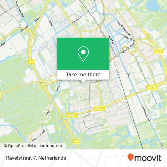 Ravelstraat 7, 2625 AZ Delft map