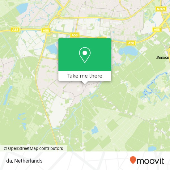 da, De Hovel 35 map