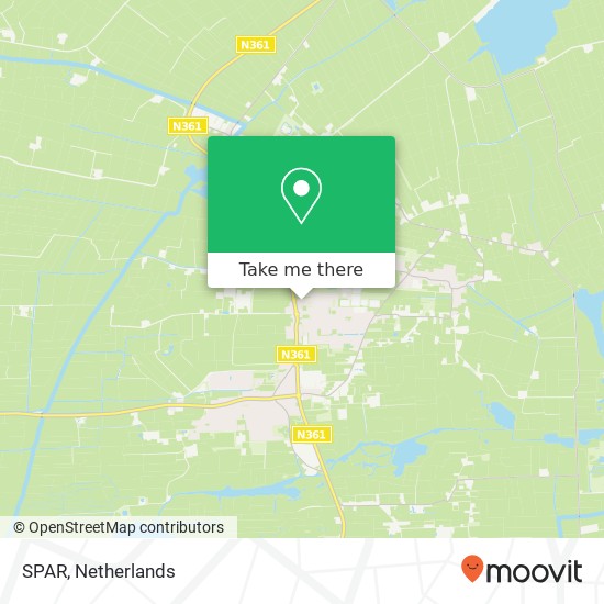 SPAR, Van Haersmasingel 4 map