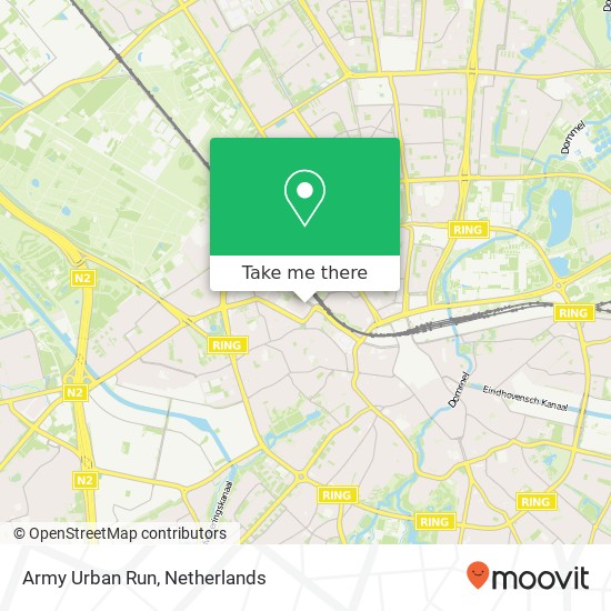 Army Urban Run, Torenallee 3 map