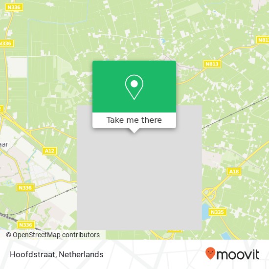 Hoofdstraat, 6942 Didam Karte