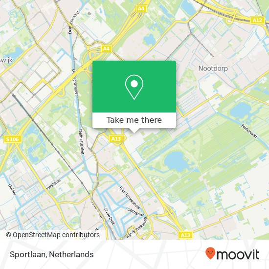 Sportlaan, 2616 Delft map
