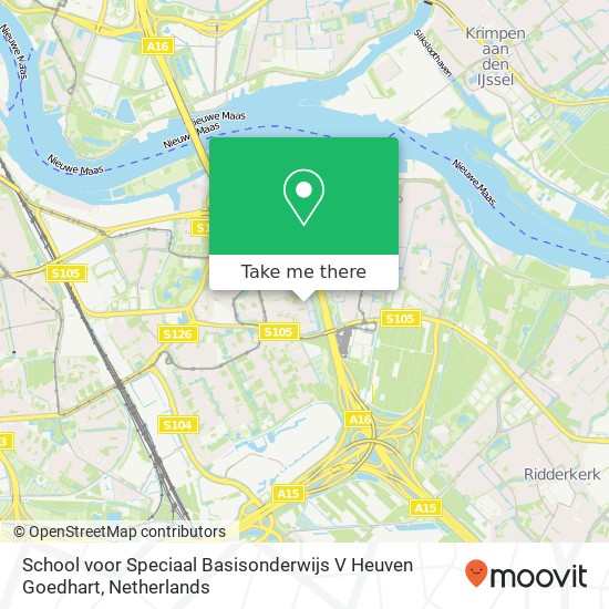 School voor Speciaal Basisonderwijs V Heuven Goedhart, Oosterhagen 251 Karte