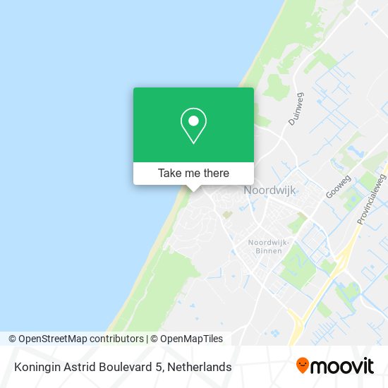 Koningin Astrid Boulevard 5 map