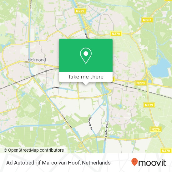 Ad Autobedrijf Marco van Hoof, Middendijk 38 map