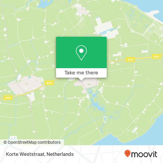 Korte Weststraat, 4307 AG Oosterland Karte