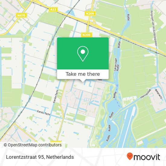 Lorentzstraat 95, 2665 JG Bleiswijk map