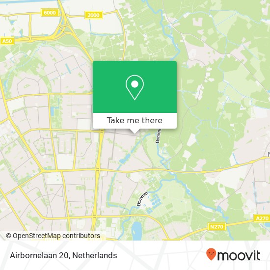 Airbornelaan 20, 5632 JD Eindhoven map