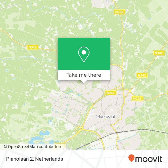 Pianolaan 2, 7577 LN Oldenzaal map