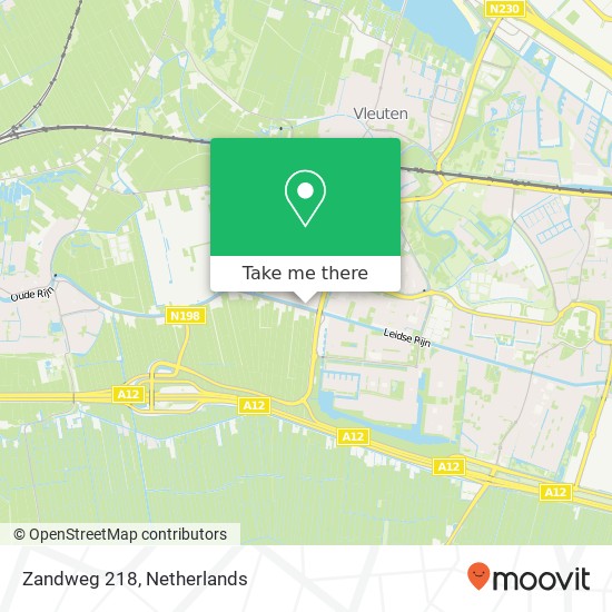 Zandweg 218, 3454 HE De Meern map