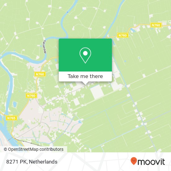 8271 PK, 8271 PK IJsselmuiden, Nederland Karte