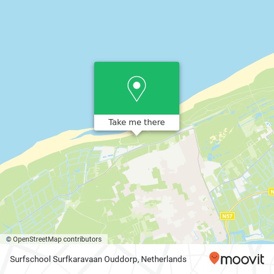 Surfschool Surfkaravaan Ouddorp, Strand Flaauwe Werk map